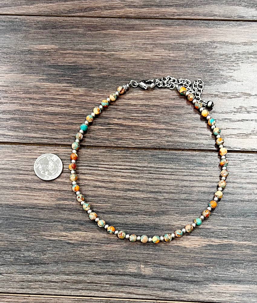 15" 6mm Gemstone Necklace