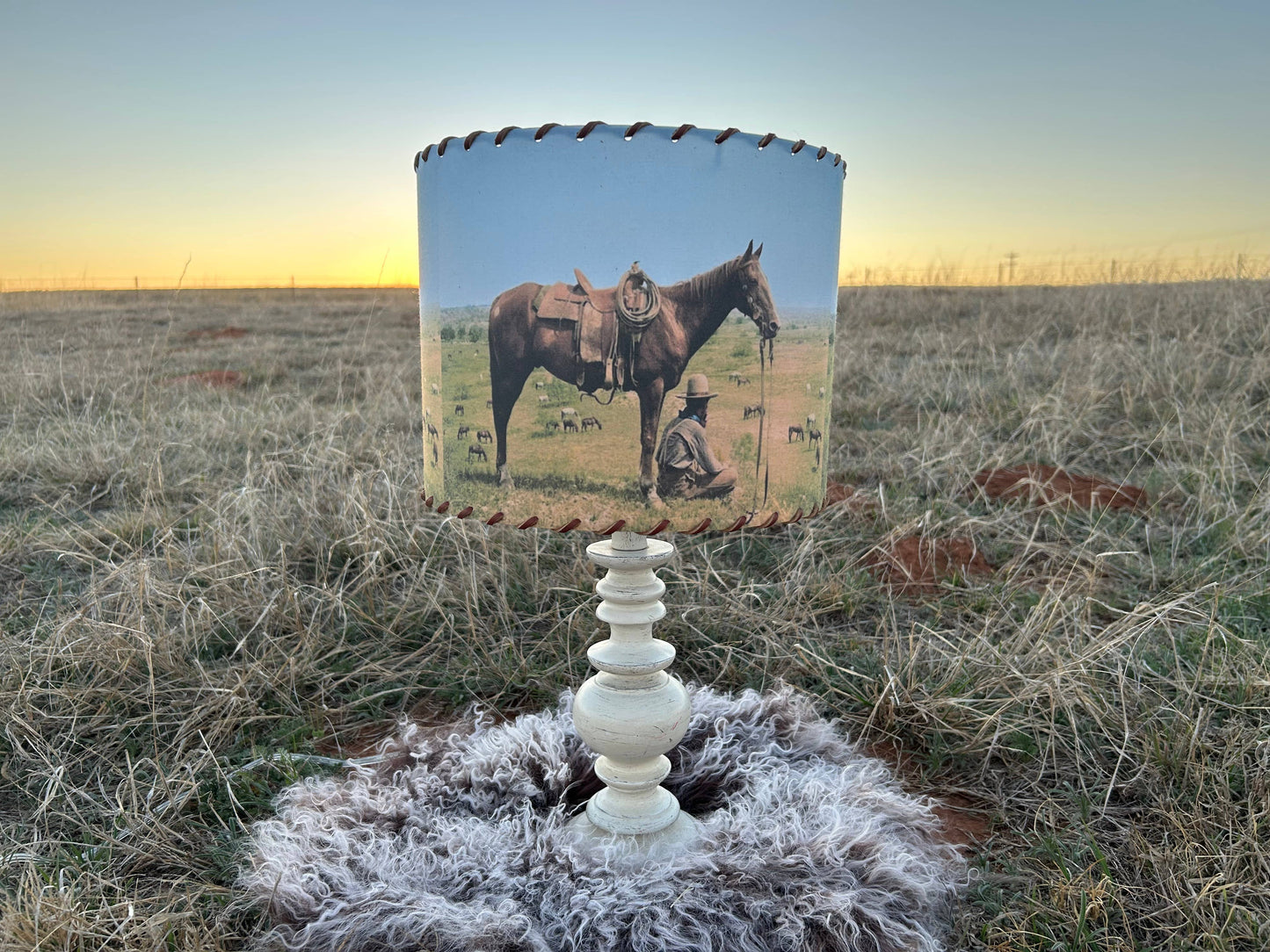 Lampshade The Rancher in Color