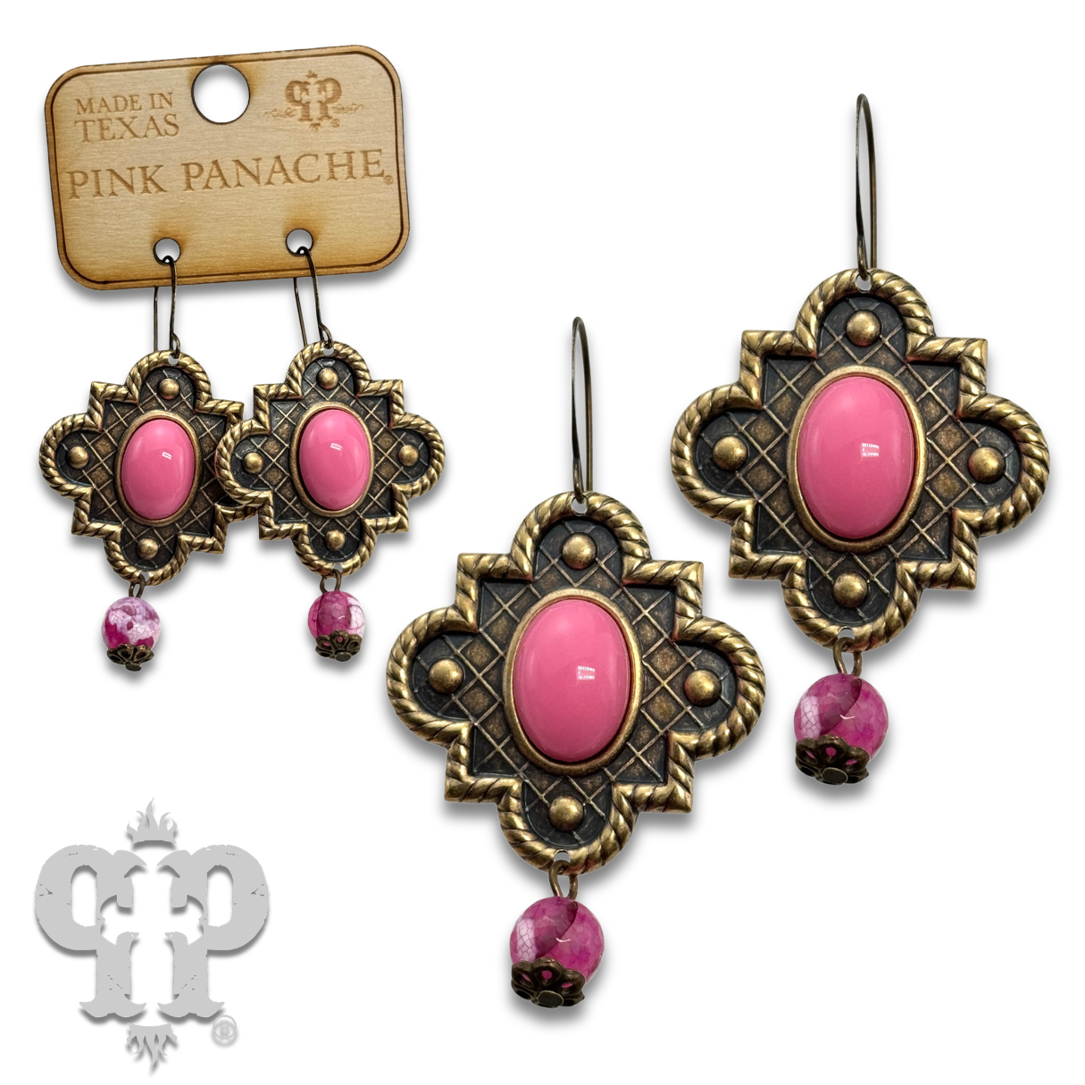 Art deco dangle chandelier earring