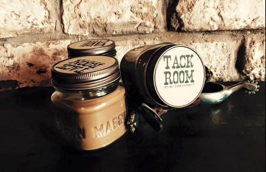 Candle RDR Tack Room Leather Mason Jar Candle
