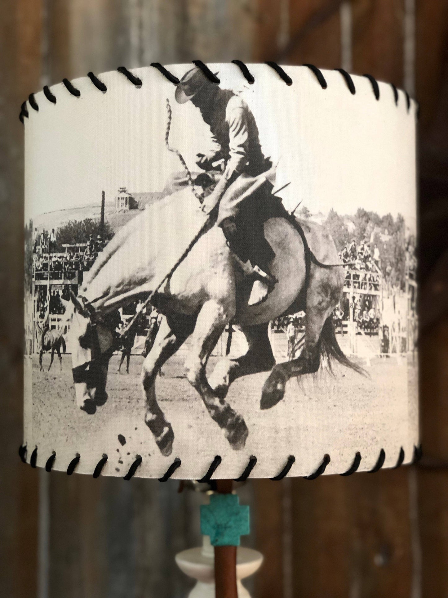 Lampshade Vintage Bronc