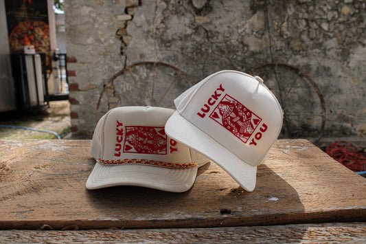 LUCKY YOU - PLAYING CARD HAT