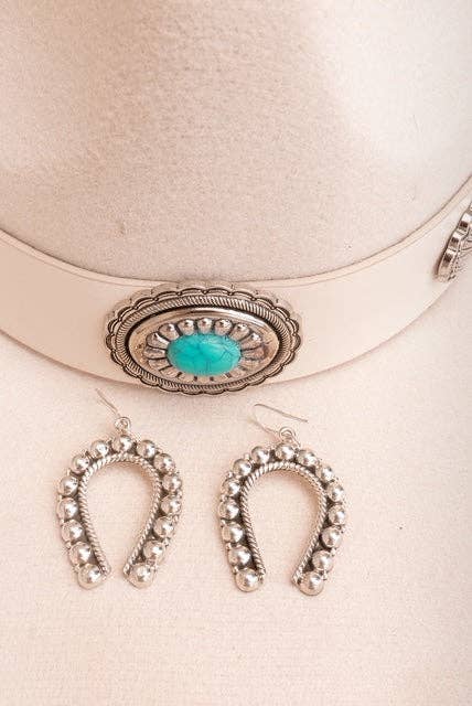 Demi's Sterling Studded Horseshoe Set