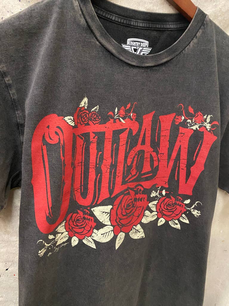 Outlaw Vintage Relaxed Acid Wash unisex Tee