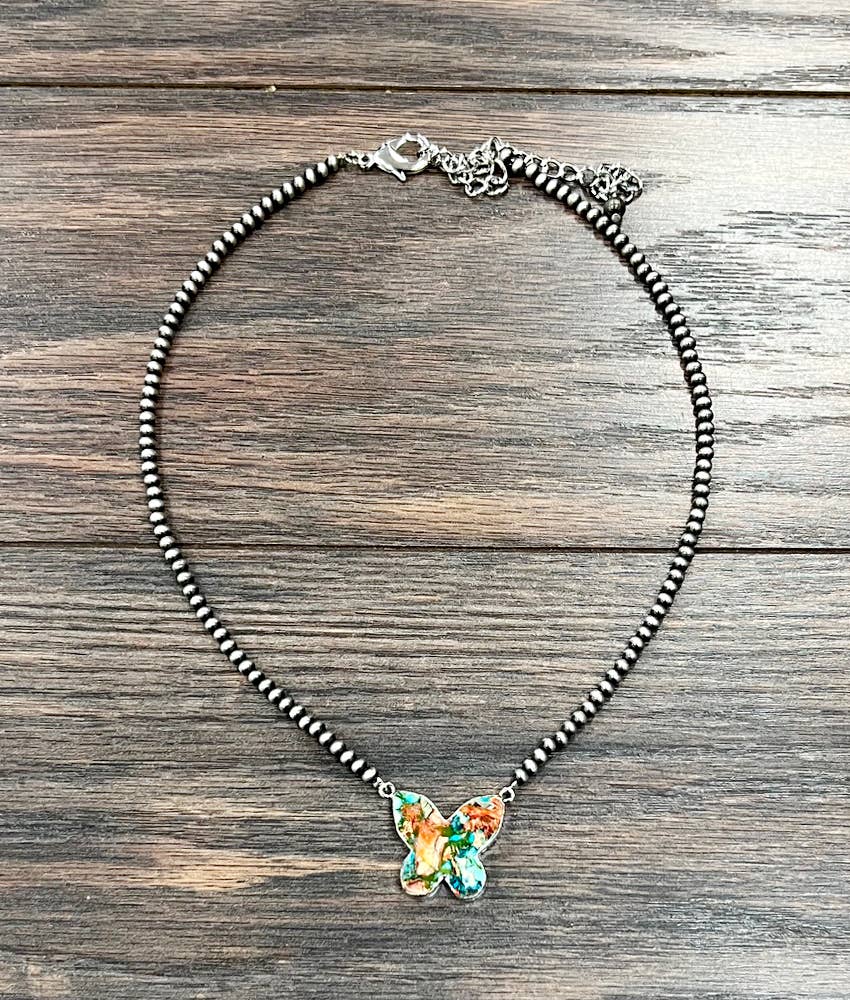 Hooper Handmade Butterfly Necklace