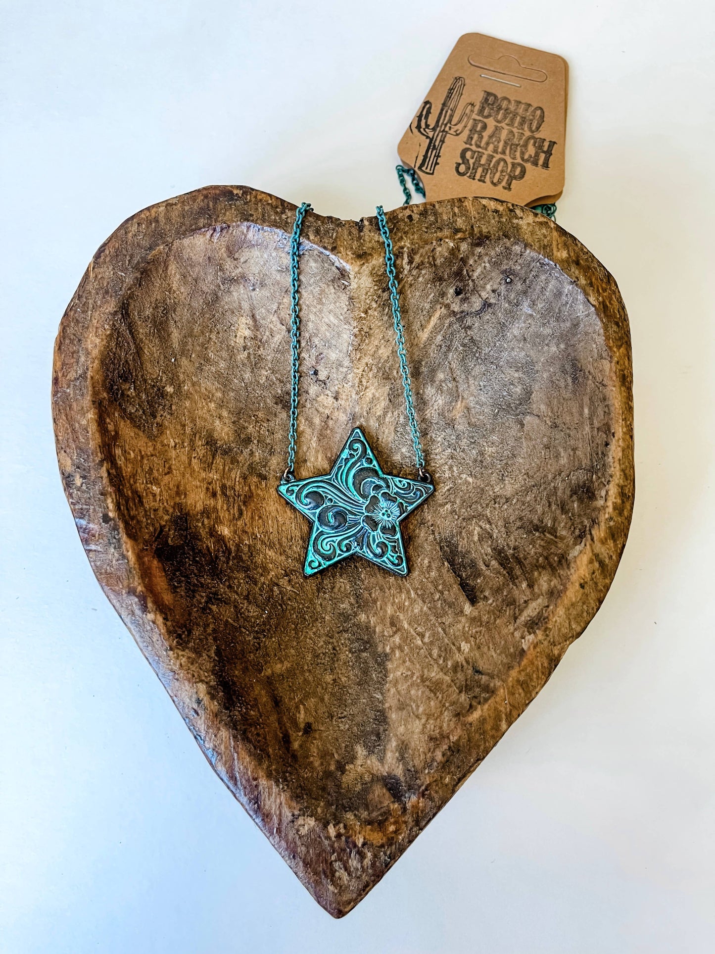 Western Star Necklace  Pendant Necklace