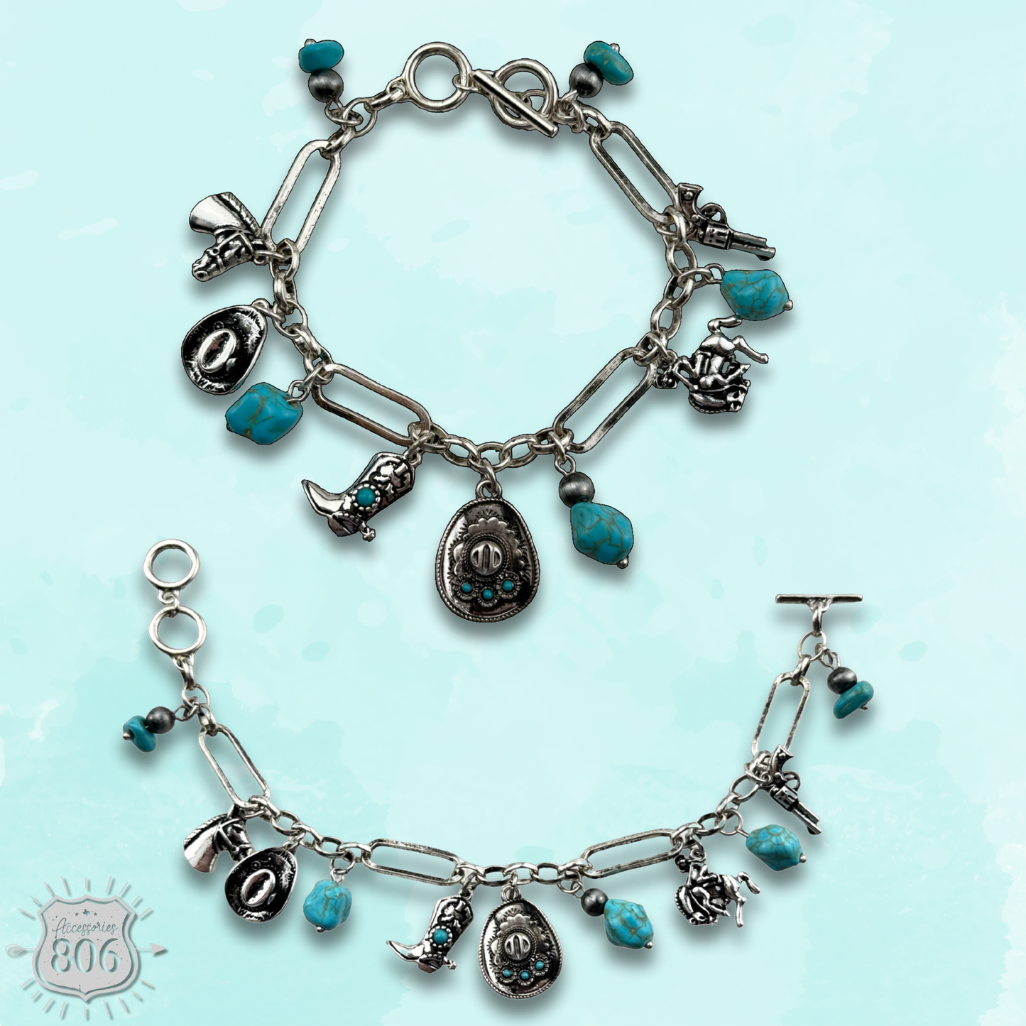 Western style charm bracelet