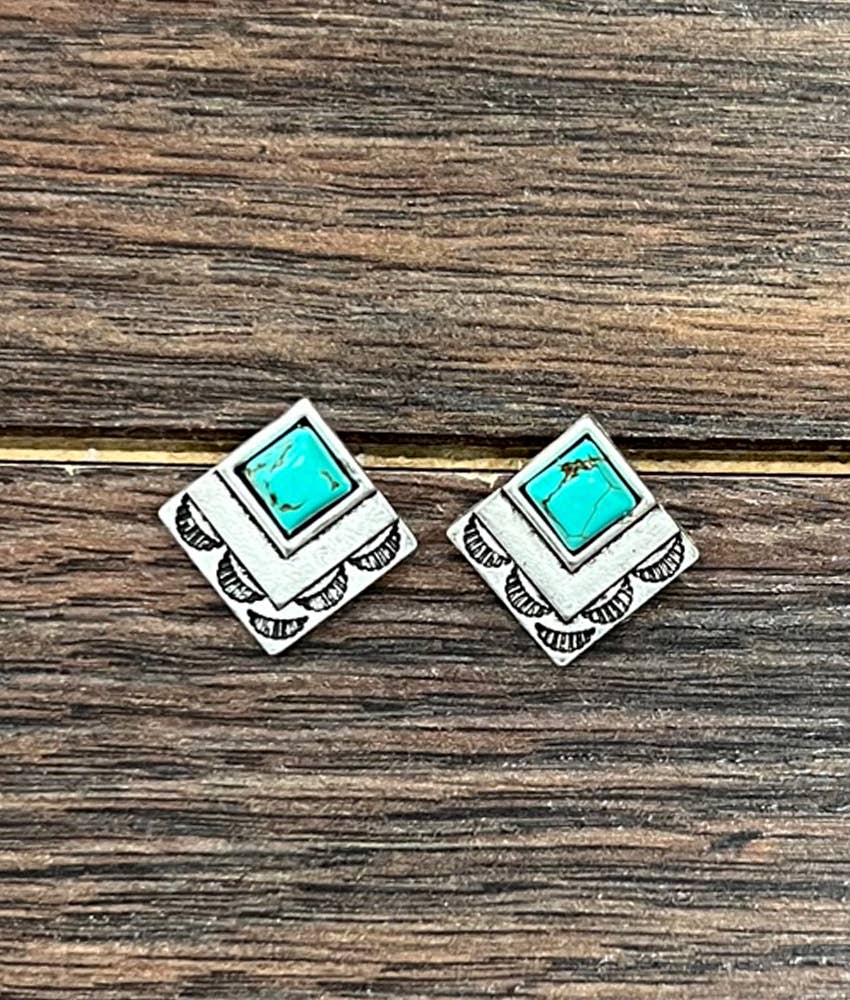Turquoise Stud Earrings