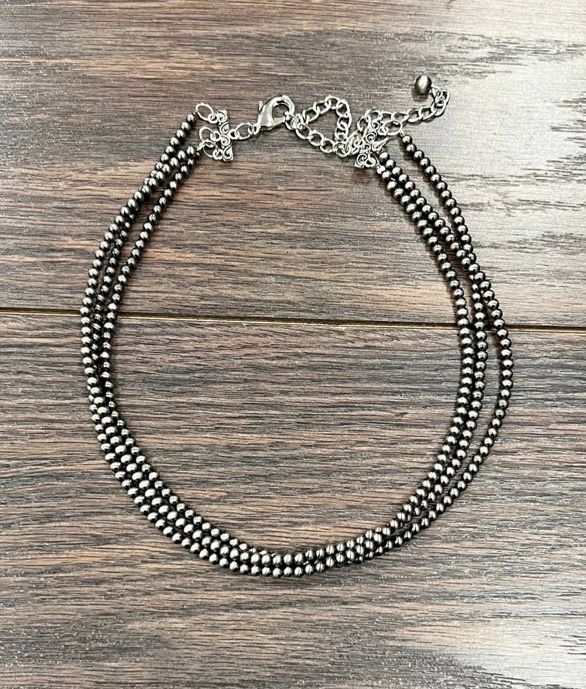 Arlington Handmade Polish Navajo Bead Necklace