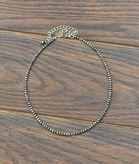 16" 4mm Western Bead Necklace