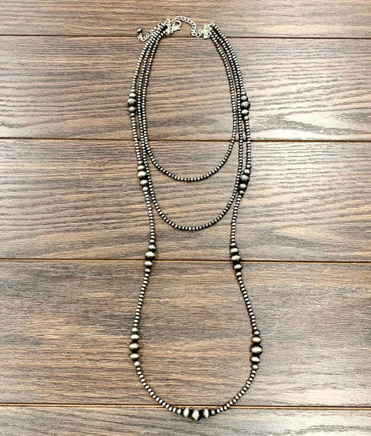 Bogata Handmade Navajo Bead Necklace