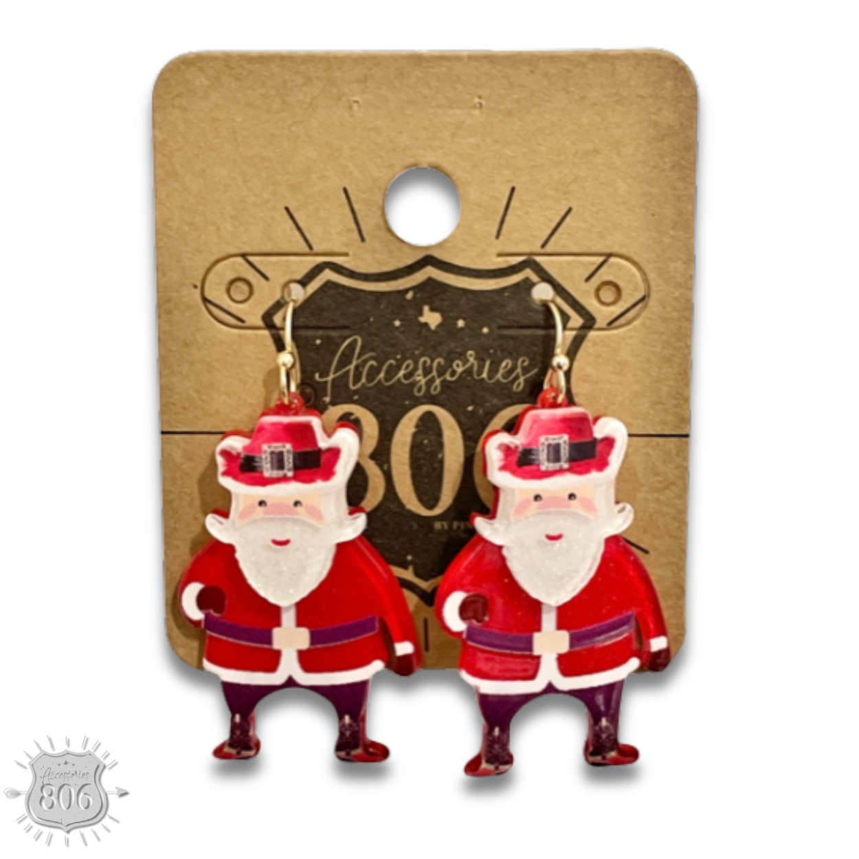 Western Santa earring - LC
