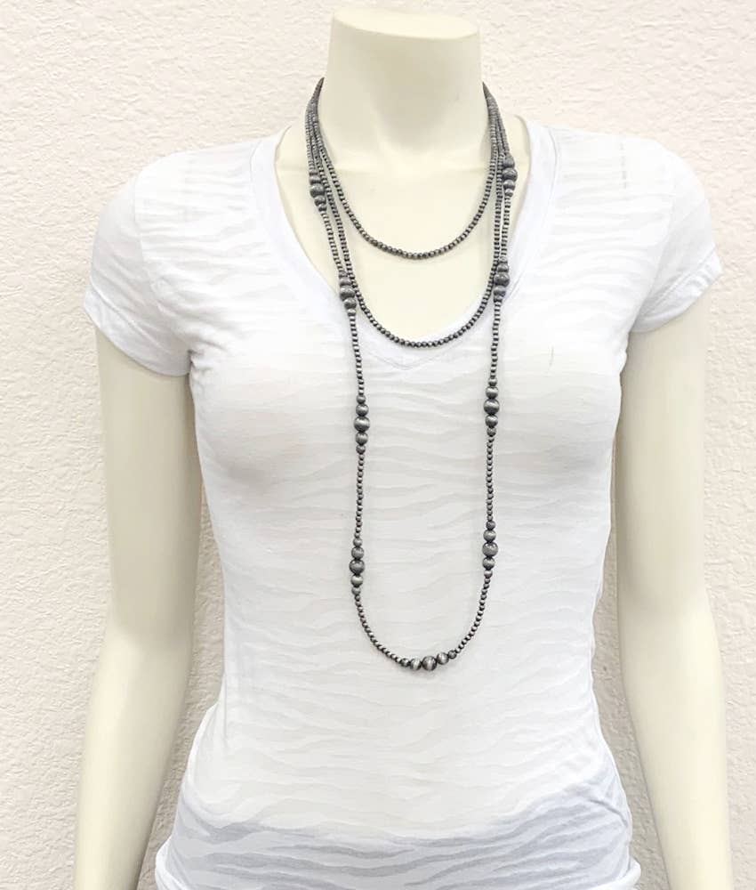 Bogata Handmade Navajo Bead Necklace