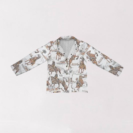 Birdie Cowgirl Neutral Quilted Snap Jacket