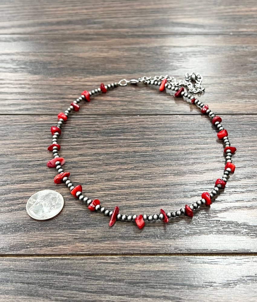 Johnson Western Coral Necklace