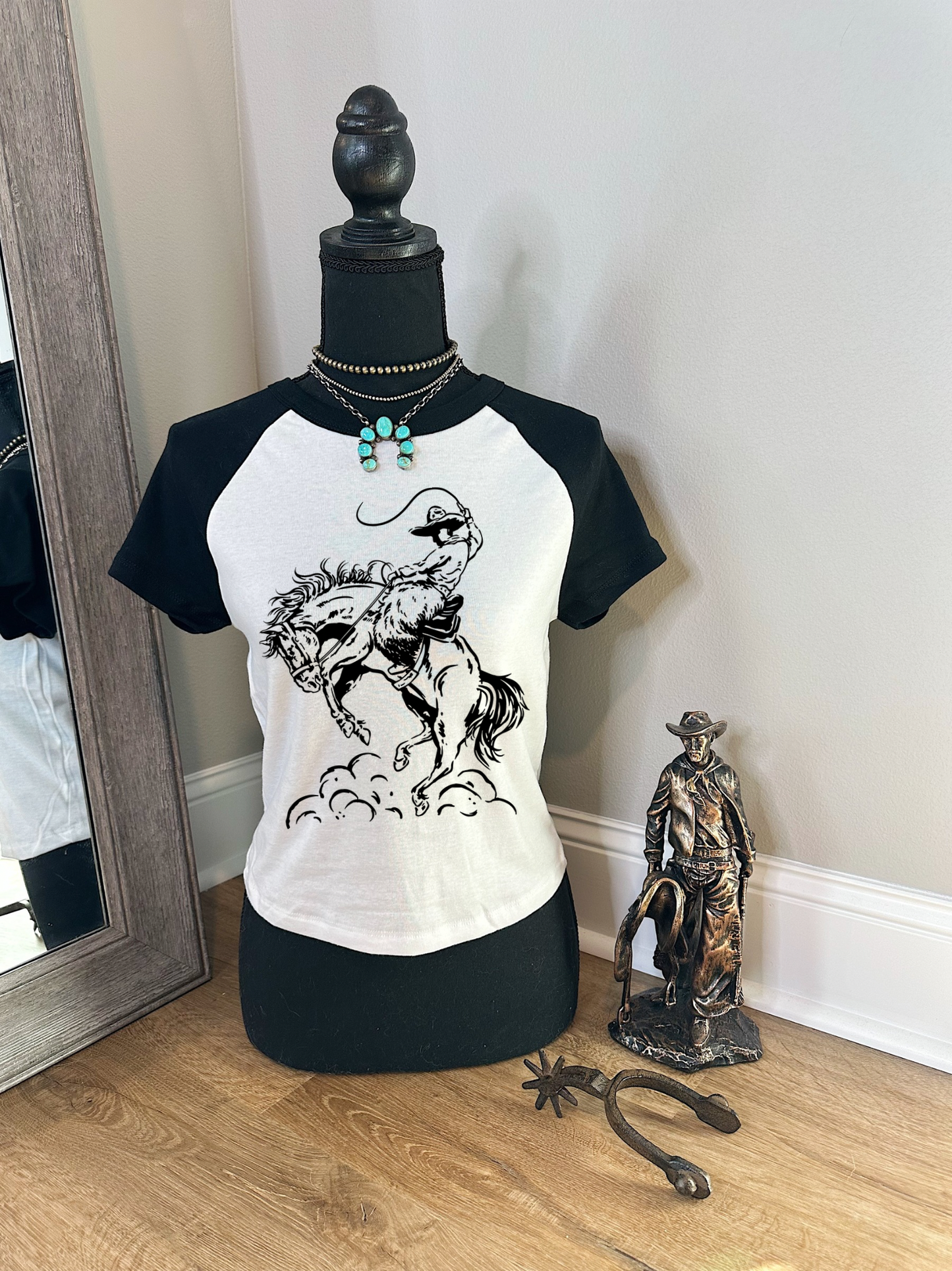 Cowboy Doodle Baby Tee (Multiple color options)