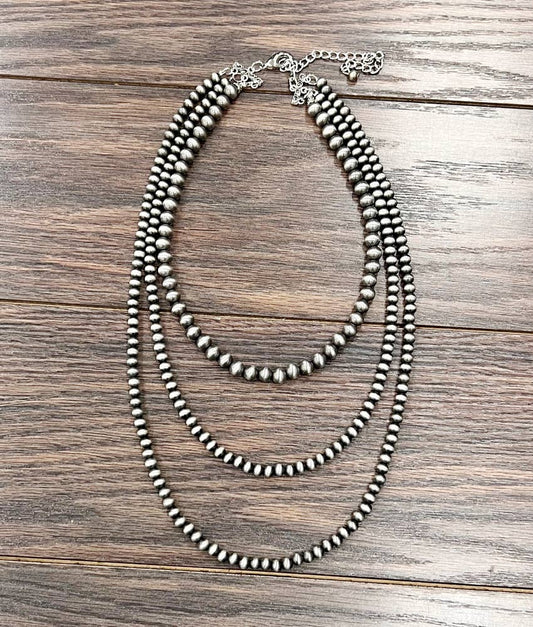 Amherst Handmade Navajo Bead Necklace