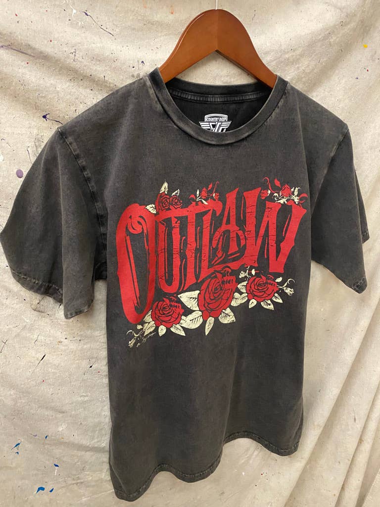 Outlaw Vintage Relaxed Acid Wash unisex Tee