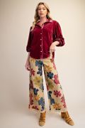 Raspberry Velvet Top