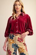 Raspberry Velvet Top