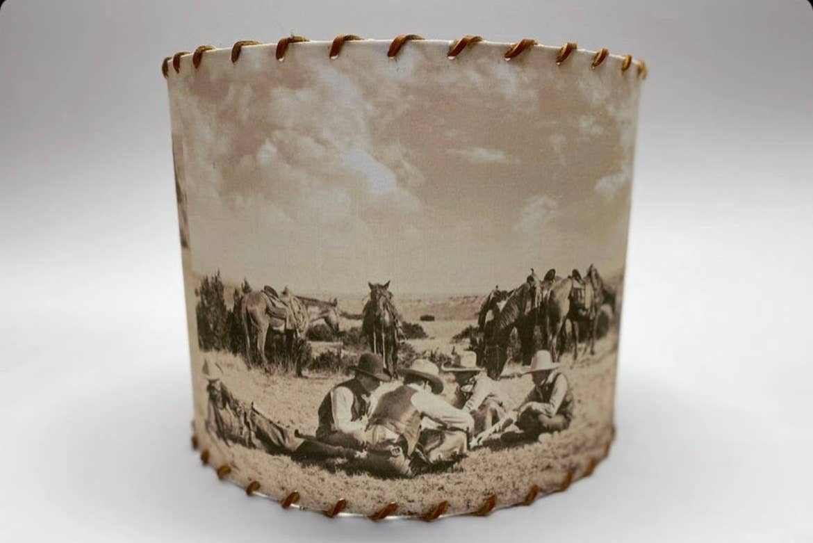 Lampshade West Texas Cowboys