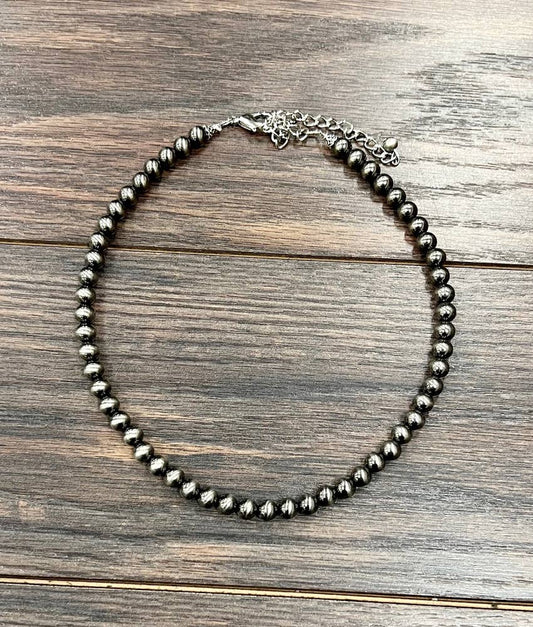 Bartlett 16" 8mm Polish Western Bead Necklace
