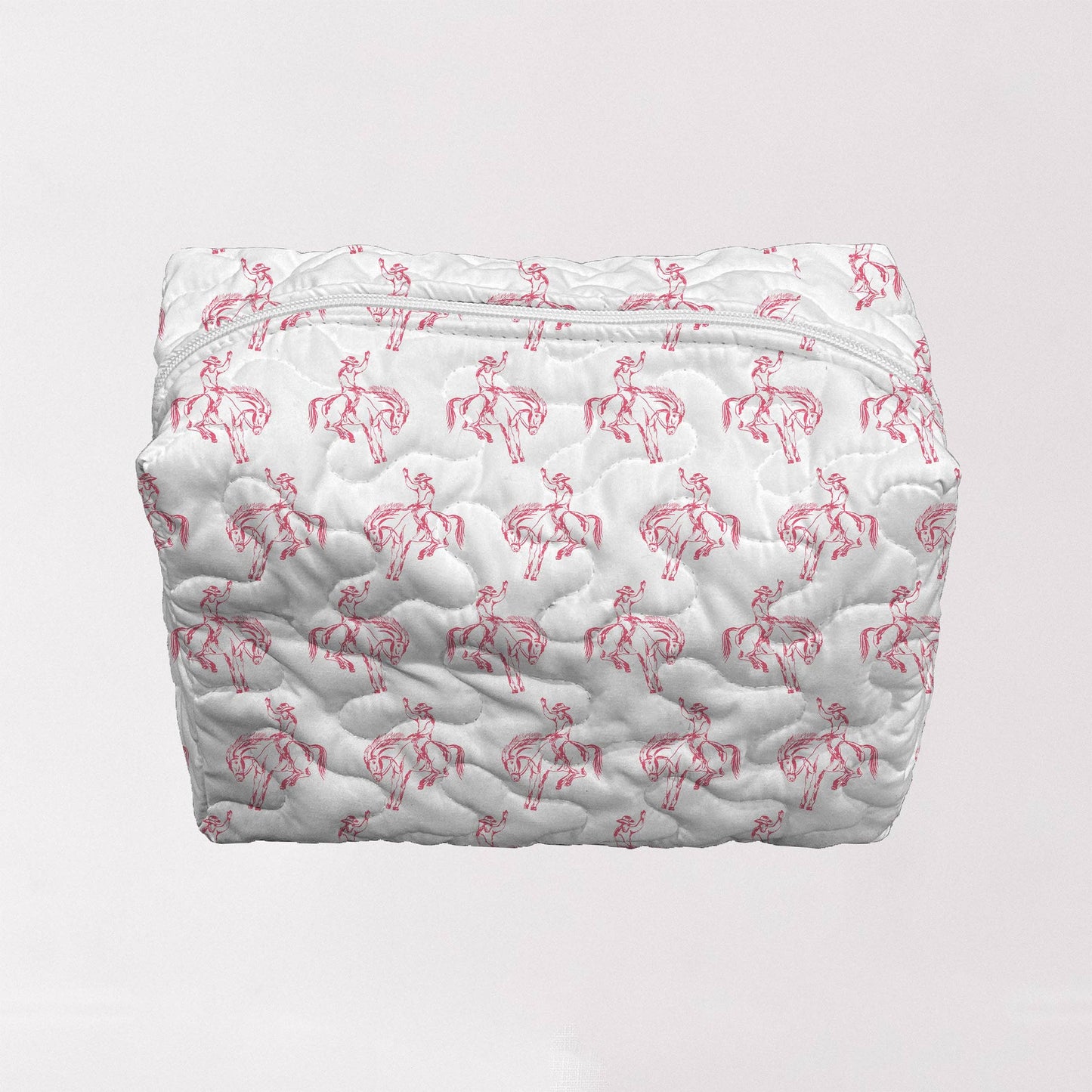 Koda Rider Icon Fuchsia Quilted Makeup Bag