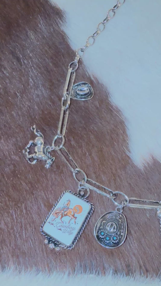 Cowboy Way Charm Necklace