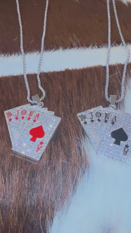 Crystal Cards Necklace